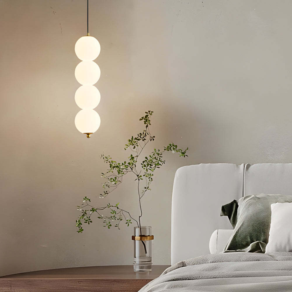 Modern Round Vertical Ball Dimmable LED Pendant Chandelier