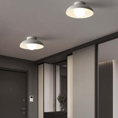 Japanese Wabi-Sabi Iron Glass Ceiling Light