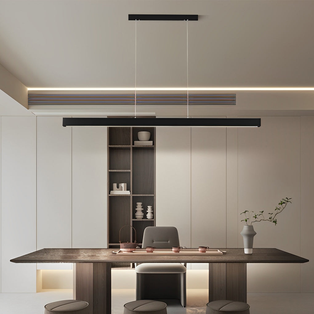Minimalist Strip Stepless Dimming Black Modern - Cw