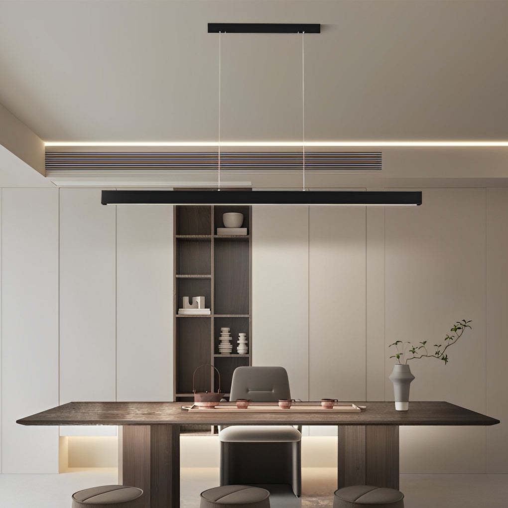 Minimalist Strip Stepless Dimming Black Modern - Cw