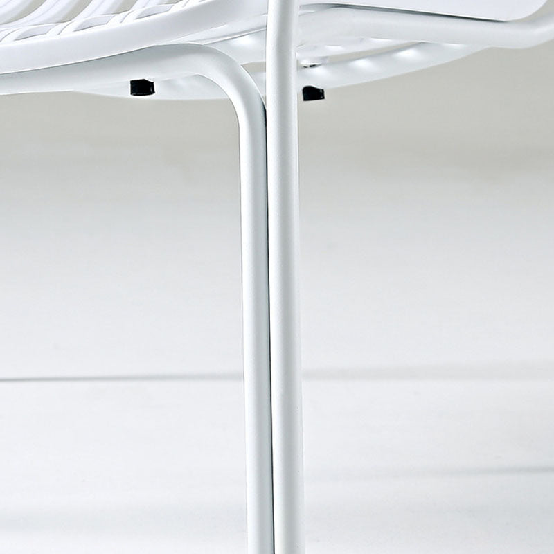 Nordic Rectangular Steel Armchair