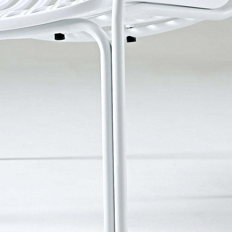 Nordic Rectangular Steel Armchair