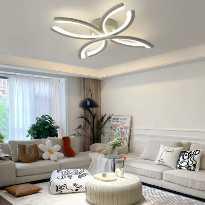 Flower-Shaped Flush Mount Ceiling Light