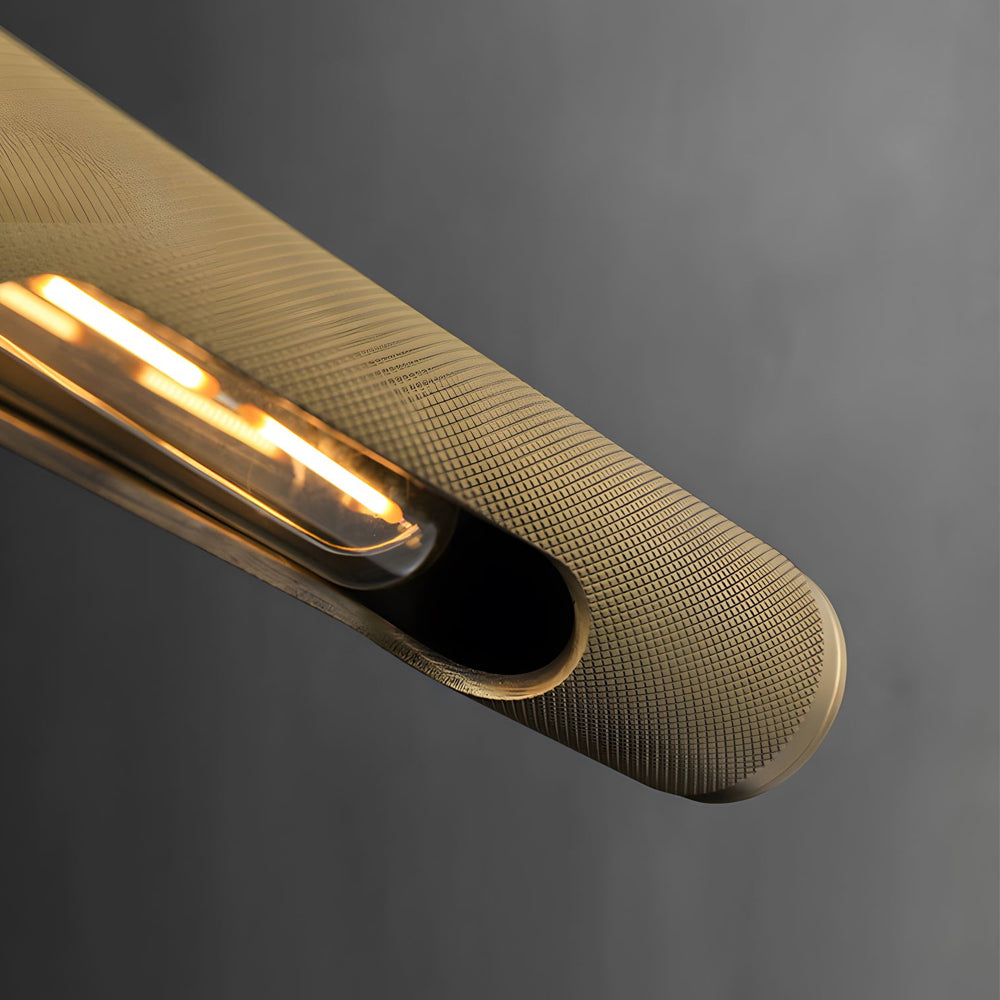 Modern Knurled LED Bathroom Vanity Light Swivel Head