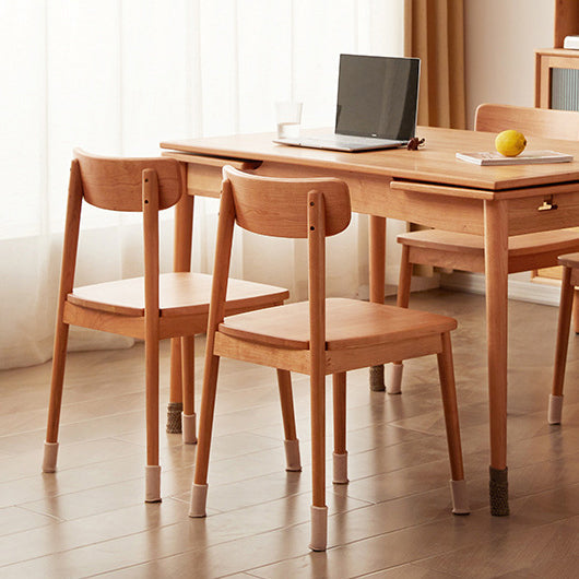 Scandinavian Rectangular Wood Chair