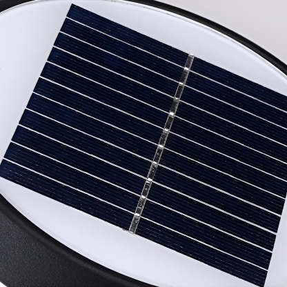 Round 3-Step Dimming LED Modern Solar Outdoor Wall Lamp — Set of 6