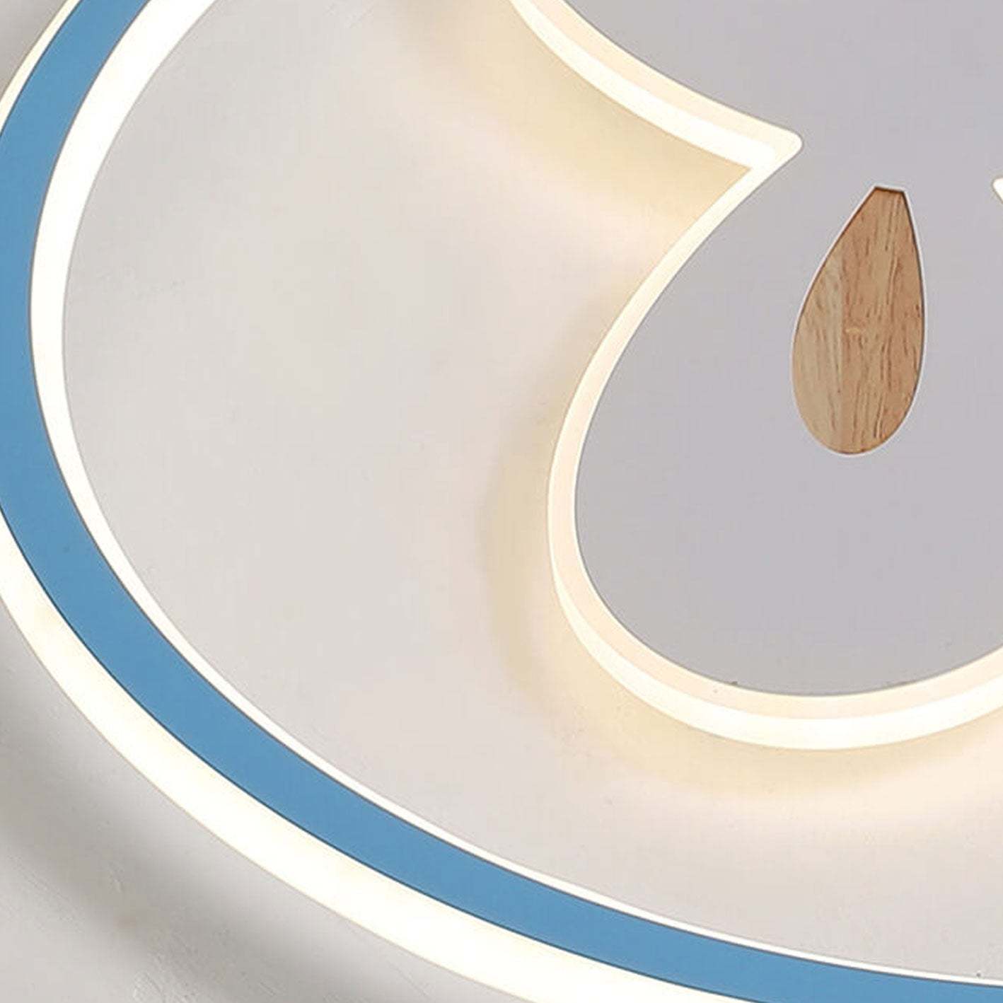 Modern Cartoon Rabbit LED Flush Mount Light