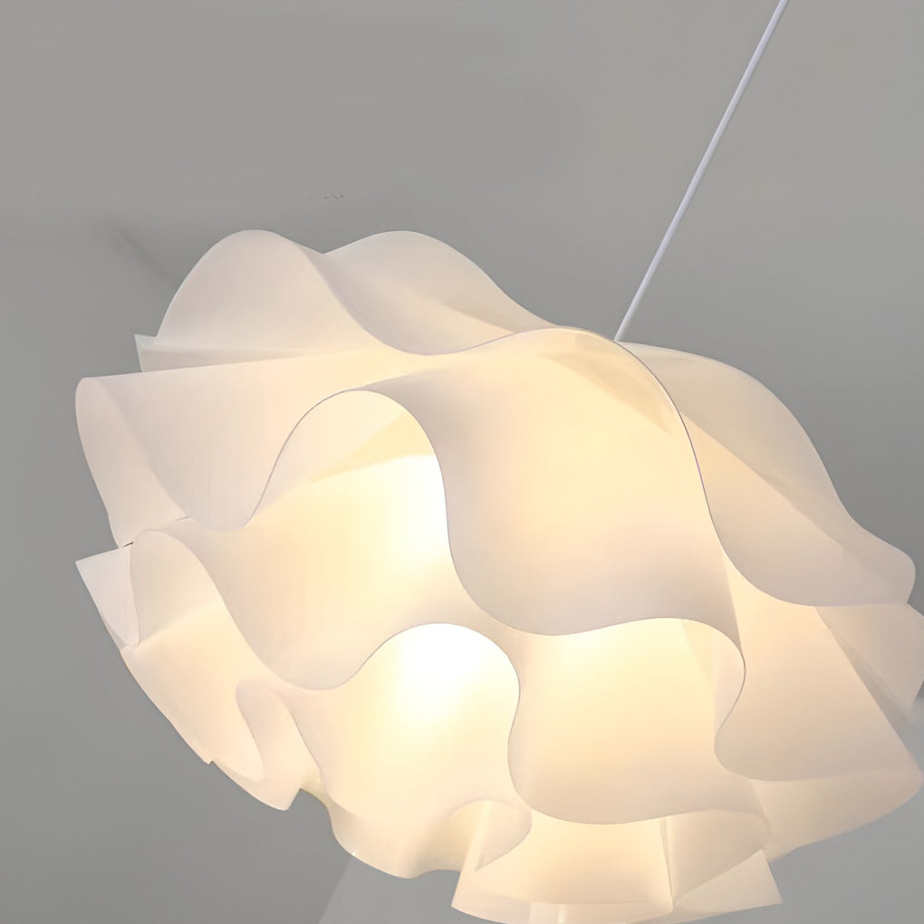 Flower-Shaped 3-Step Dimming LED White Nordic Pendant