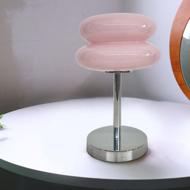 USB Glass Burger Warm Modern Table Lamp