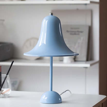 Polished Iron LED Nordic Portable Hat Table Lamp-Lighom