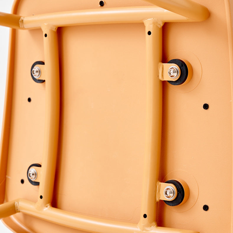 Minimalist PU Leather Metal Bar Stool
