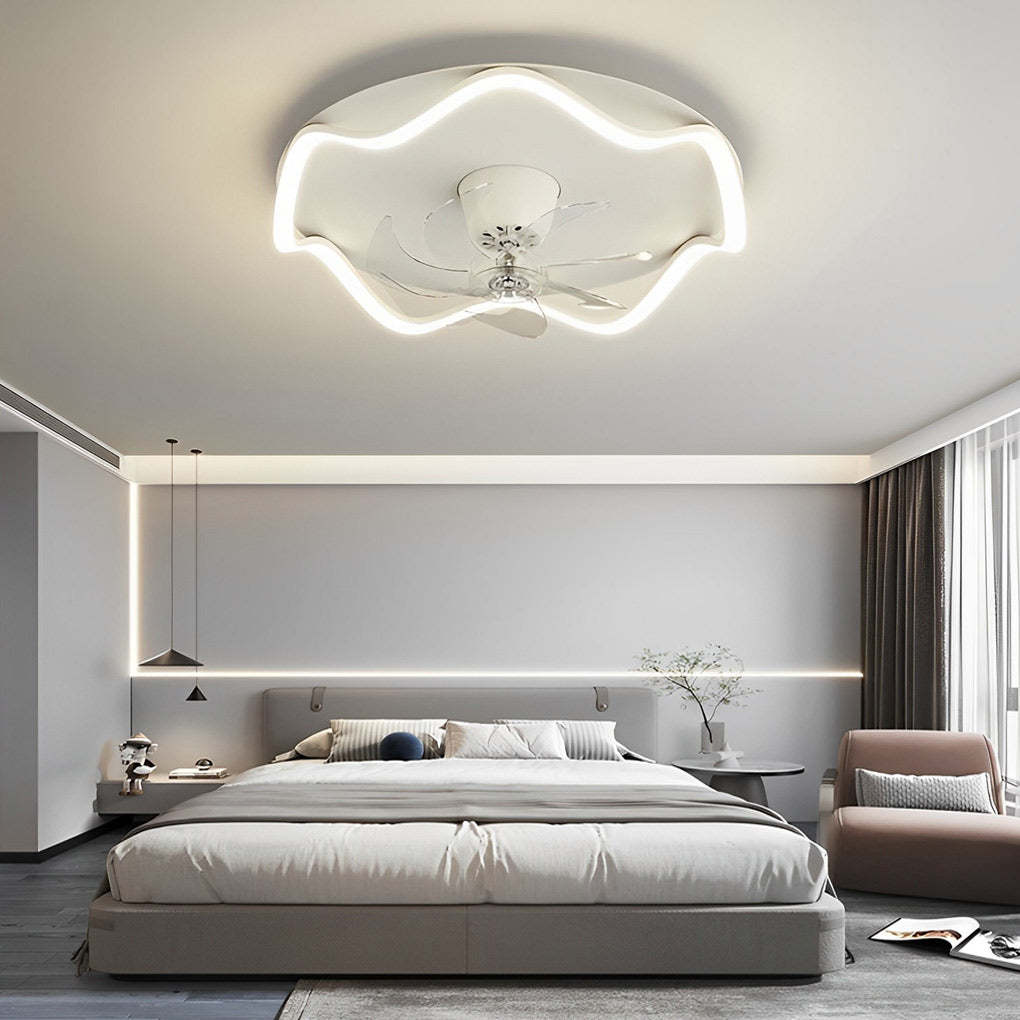 Ring Mute 360° Stepless Dimming LED Bladeless Fan