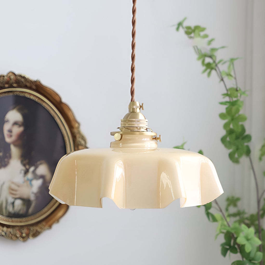 Round Glass LED Nordic Island Pendant