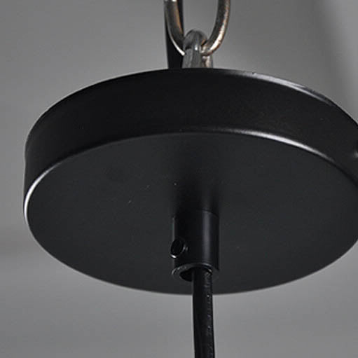 Industrial Transparent Glass Bowl Pendant Light