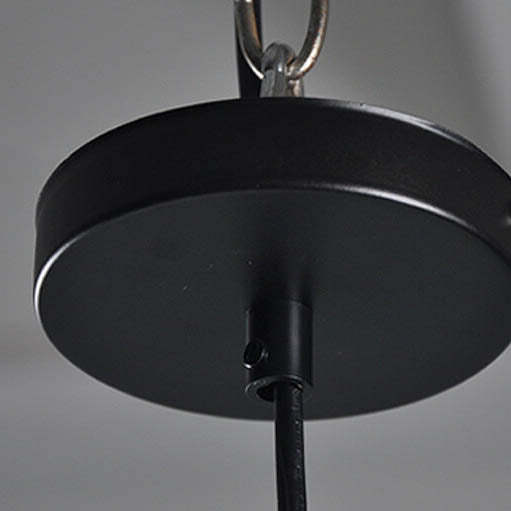 Industrial Transparent Glass Bowl Pendant Light