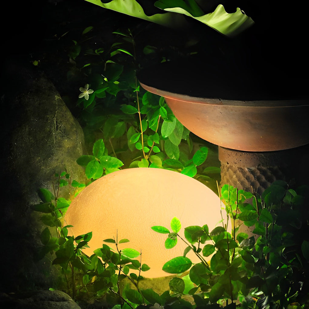 Resin Cobblestone LED Lawn Light Modern Waterproof Outdoor Landscape Lamp-Lighom