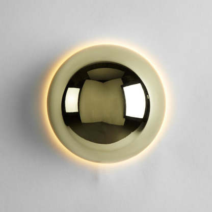 Modern Meteorite Semicircle Metal LED Sconce