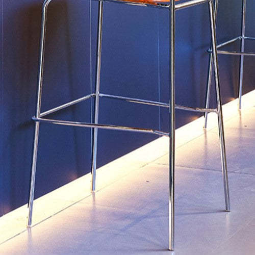 Minimalist Square Iron Acrylic Bar Stool