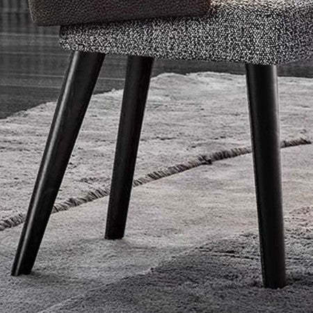 Modern Luxury Ring Back Leather Ash Dining Chair