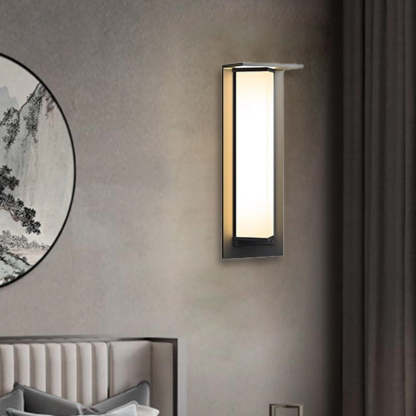Modern Solar Stainless Steel Glass Prism Wall Sconce