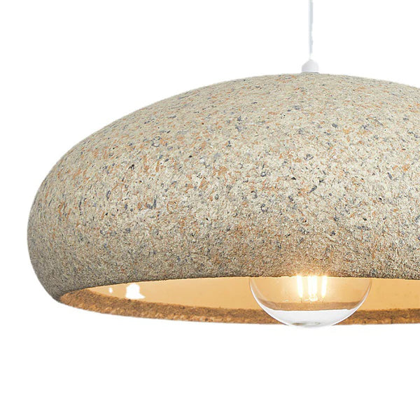 Creative Stone Beige Pendant Light For Dining Room