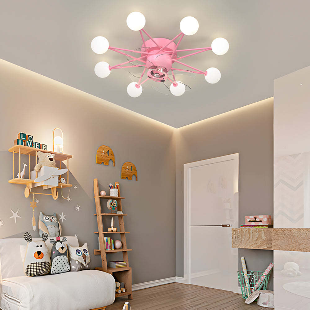 Star Ball 3-Step Modern Fan