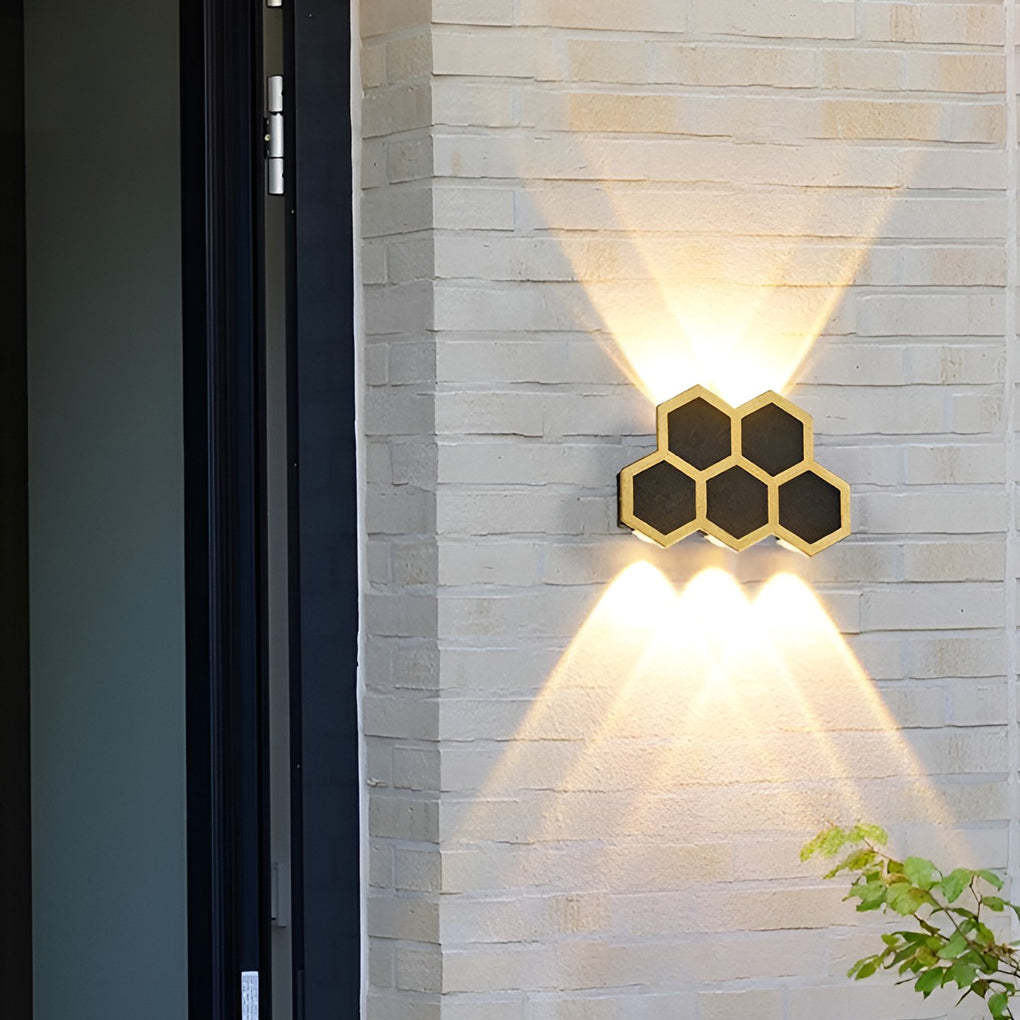Beehive-shaped LED Up and Down Lights Waterproof Modern Wall Washer Light-Lighom