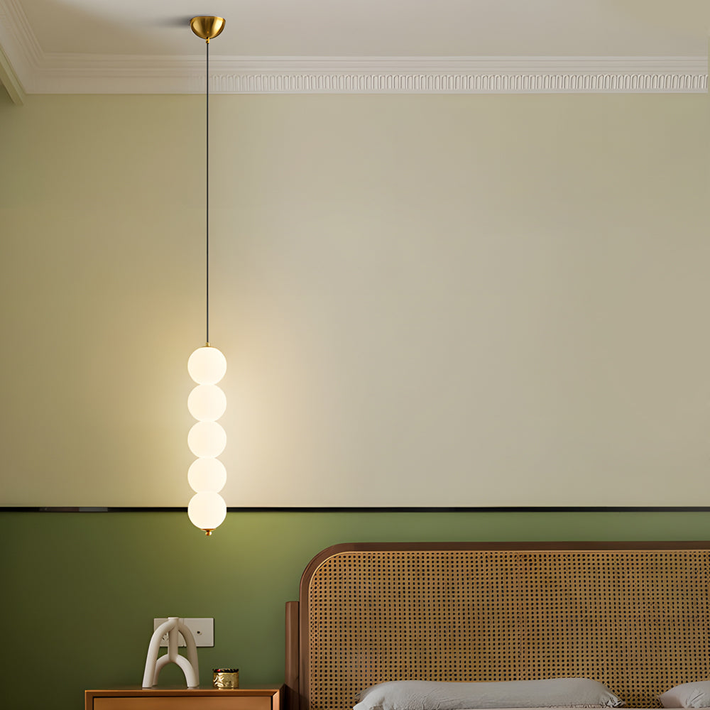 Modern Round Vertical Ball Dimmable LED Pendant Chandelier