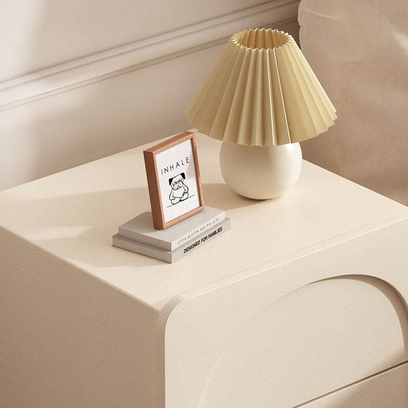 Minimalist Ball-Base Carbon Steel Nightstand