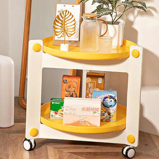 Scandinavian Tray 2-Tier Movable End Table