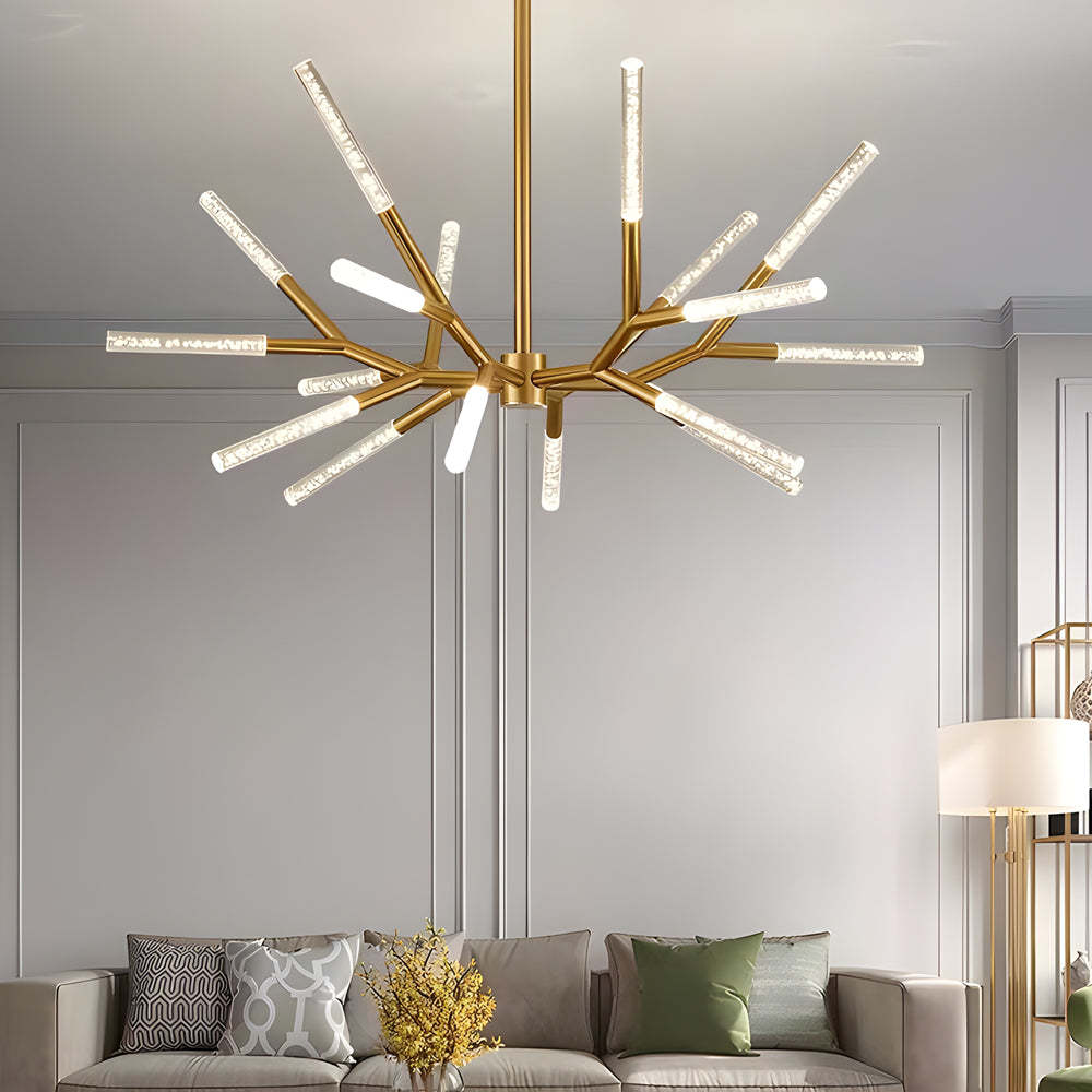 Acrylic Branches LED Minimalist Postmodern Chandelier