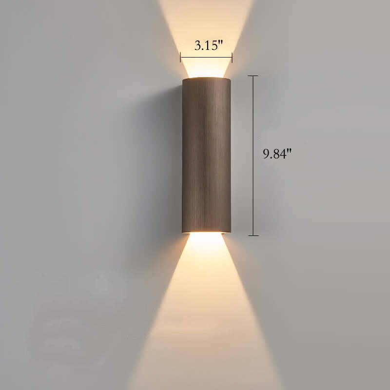 Minimalist Aluminum Cylindrical LED Sconce