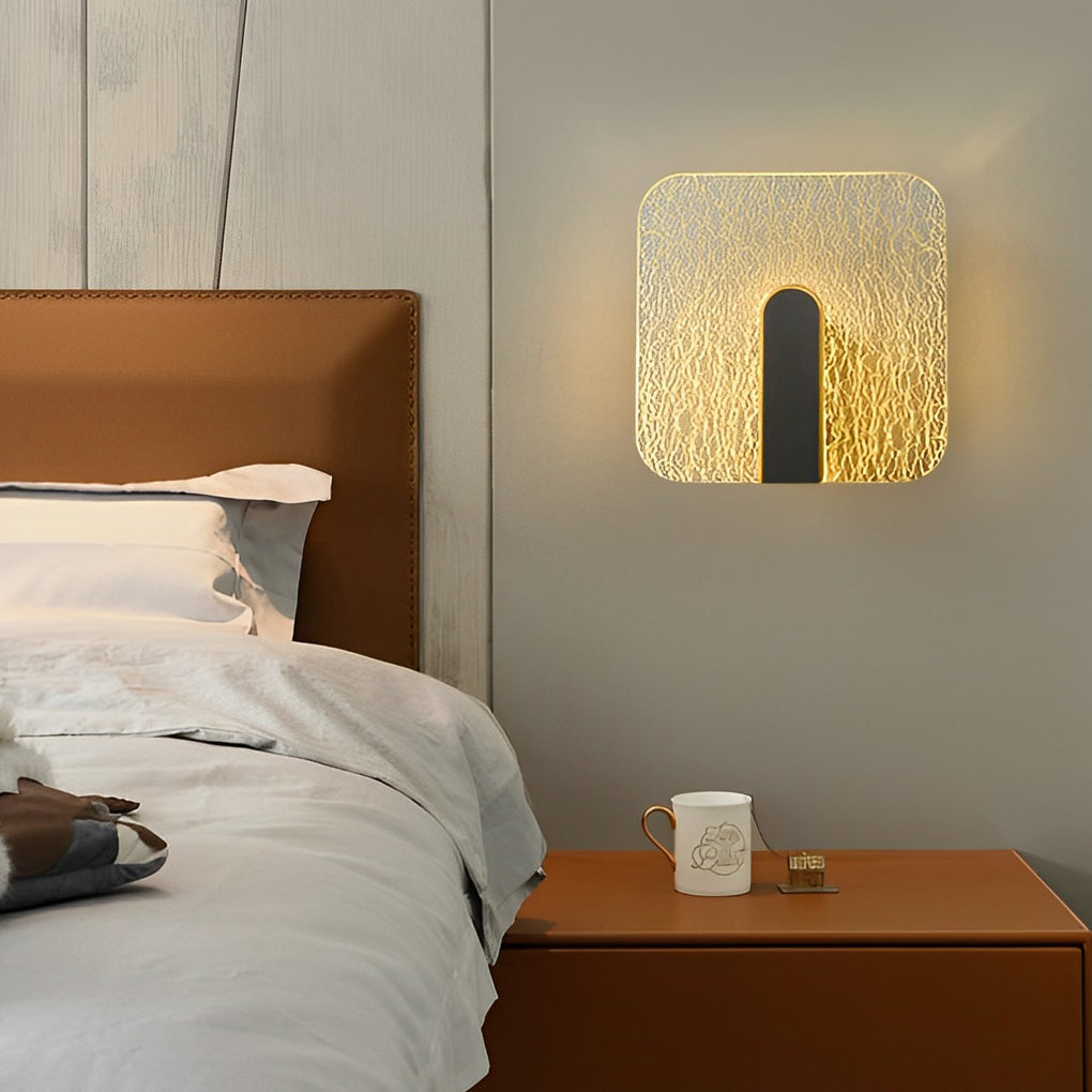 White synthetic bedside round wall sconces - modern — Polished Chrome