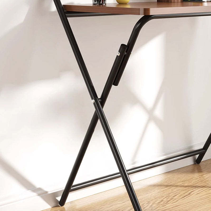 Minimalist Steel Wood Study Side Table