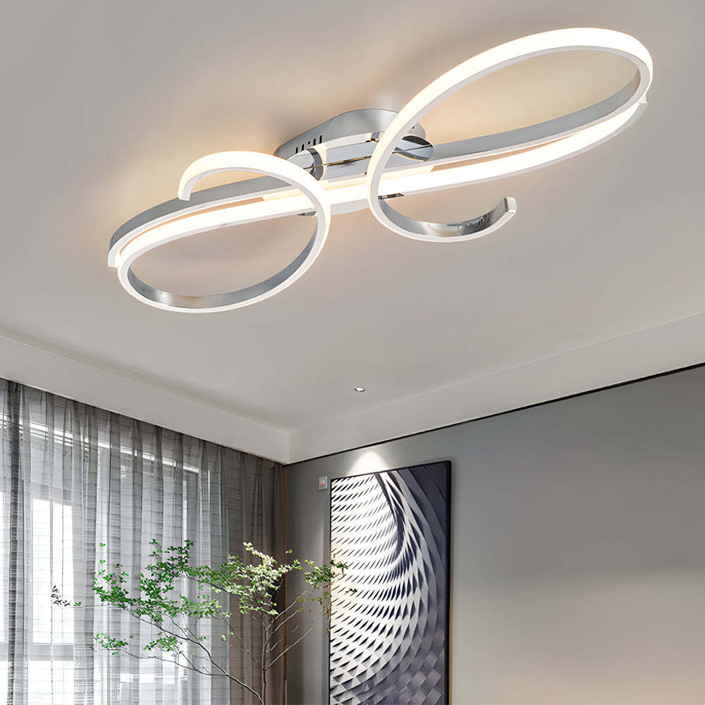 Musical Symbol Aluminum LED Ceiling Light