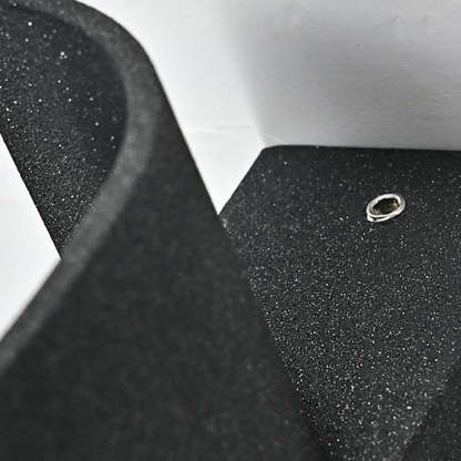 Curved Outdoor Waterproof LED Black Modern Minimalist Wall Lamp Exterior Lighting-Lighom