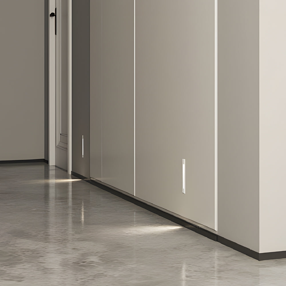Vertical Motion Sensor LED Stair Light Wall Recessed Contemporary Lighting For Indoor and Outdoor Steps-Lighom