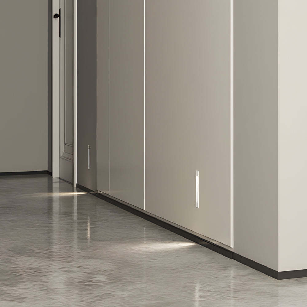 Vertical Motion Sensor LED Stair Light Wall Recessed Contemporary Lighting For Indoor and Outdoor Steps-Lighom