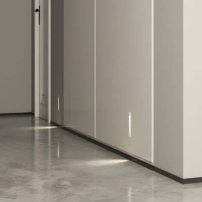 Vertical Motion Sensor LED Stair Light Wall Recessed Contemporary Lighting For Indoor and Outdoor Steps-Lighom