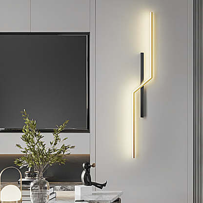 Lines Creative LED Modern Minimalist Wall Lamp Decorative Wall Sconces Lighting-Lighom