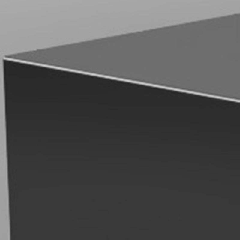 Minimalist Square Iron Nesting Side Table — Dark Blue