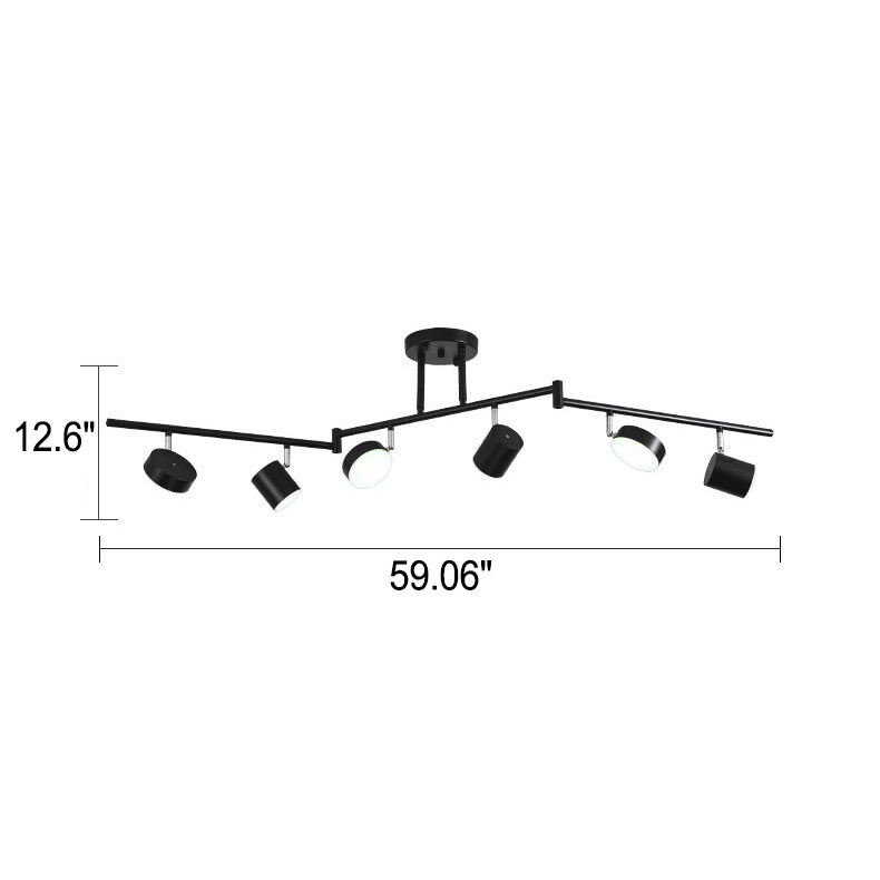 Modern Rotating Track Spotlight LED Ceiling Light