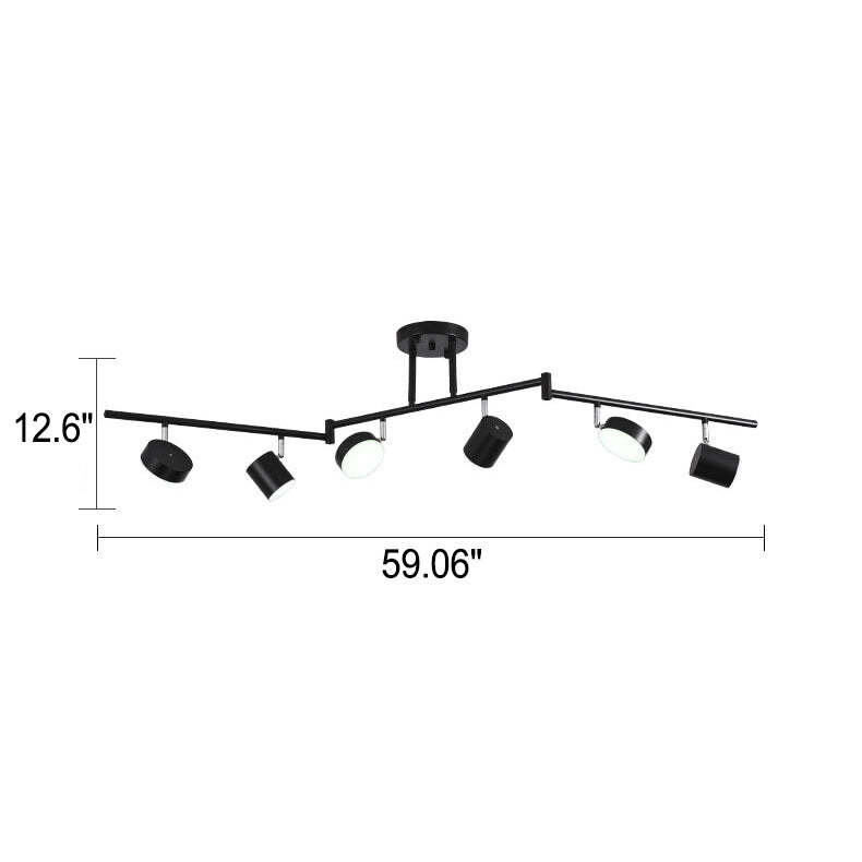 Modern Rotating Track Spotlight LED Ceiling Light