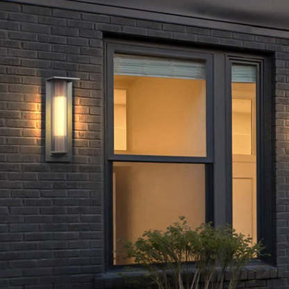 Modern Solar Stainless Steel Glass Prism Wall Sconce