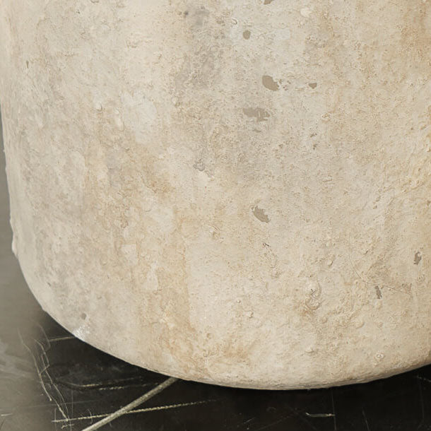 Vintage Minimalist Fabric Cement Base Lamp