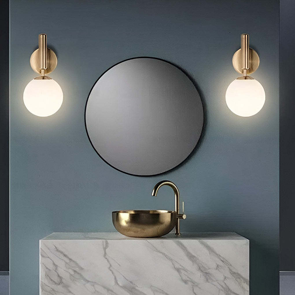 Glass Ball Shaped 5W LED Nordic Wall Lamp Wall Sconce Lighting-Lighom