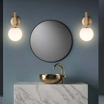 Glass Ball Shaped 5W LED Nordic Wall Lamp Wall Sconce Lighting-Lighom