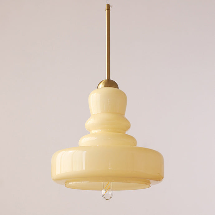 Modern Colorful Glass Gourd Pendant Light