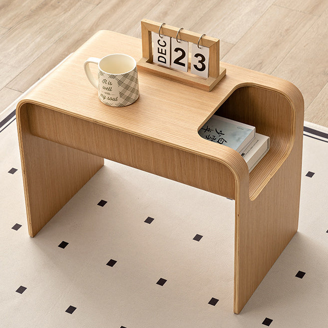 Minimalist Square Wood Coffee Table