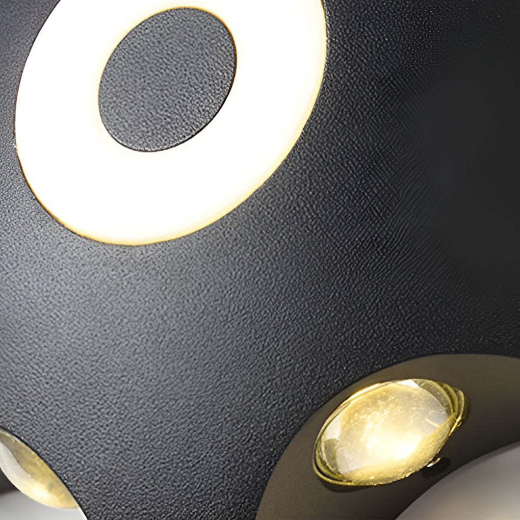 Flower Shaped LED Waterproof Nordic Wall Washer Lights Wall Sconces Lighting-Lighom